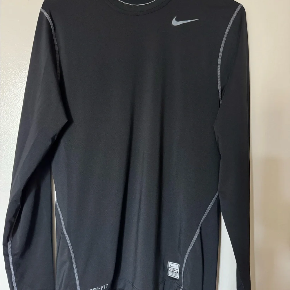 Nike Pro Dri-FIT and Combat Shirt Collection - Gray and Black - Picture 2 of 12